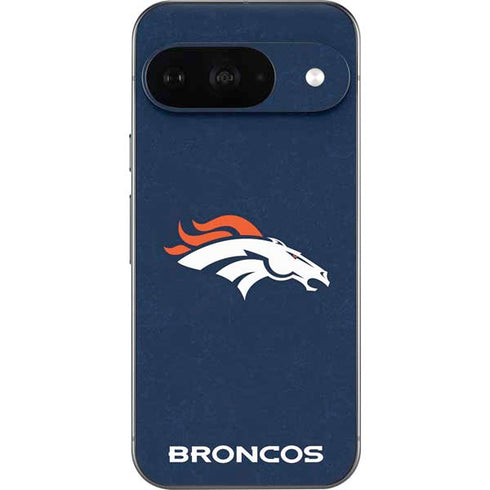 NFL Denver Broncos - Distressed Google Pixel 9 Skin